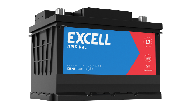 Bateria automotiva Exell